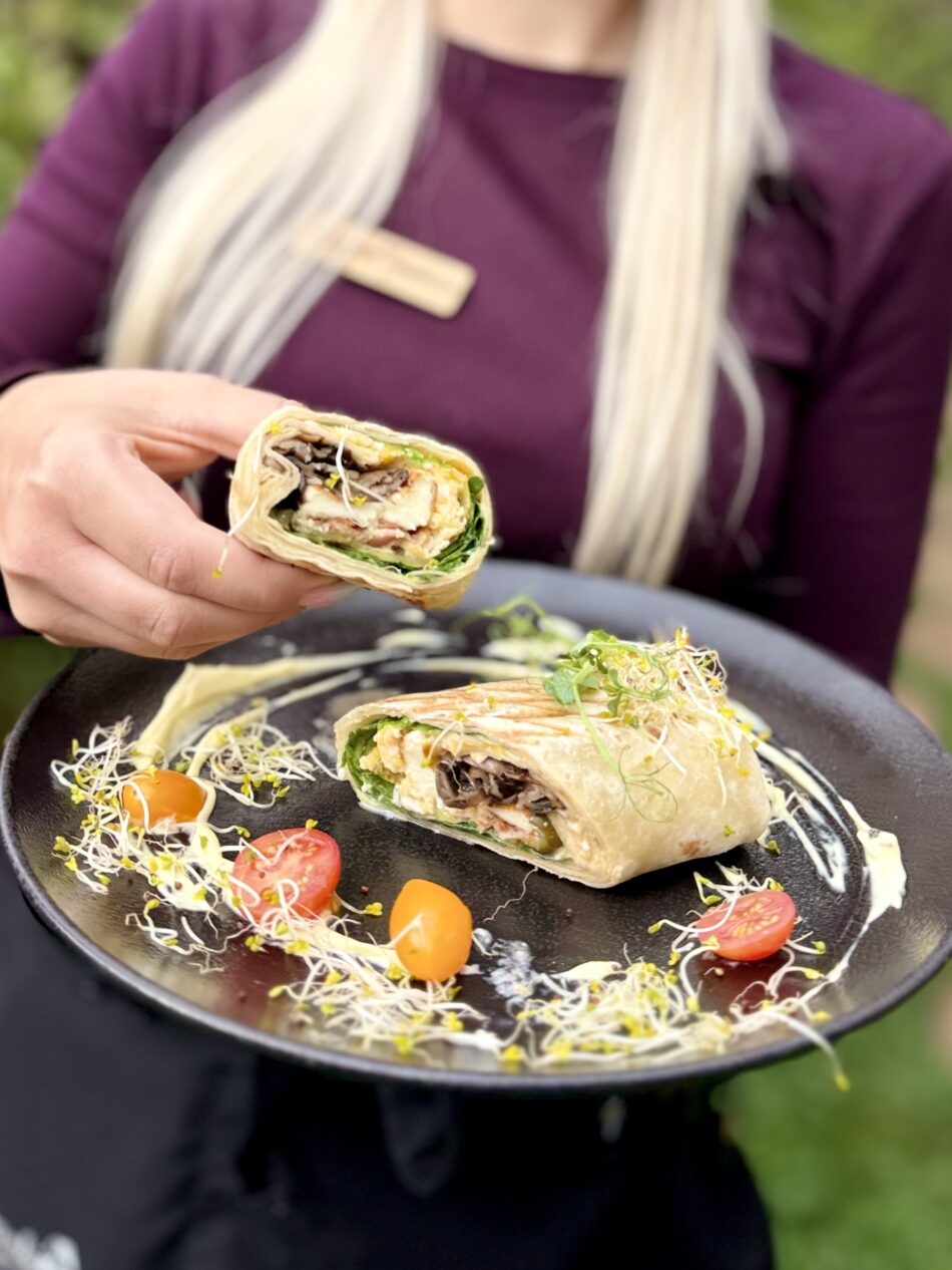 Wrap z jajecznicą